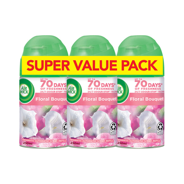Air Wick Freshmatic Refills 2+1 Floral Bouquet 250ml (highest price)