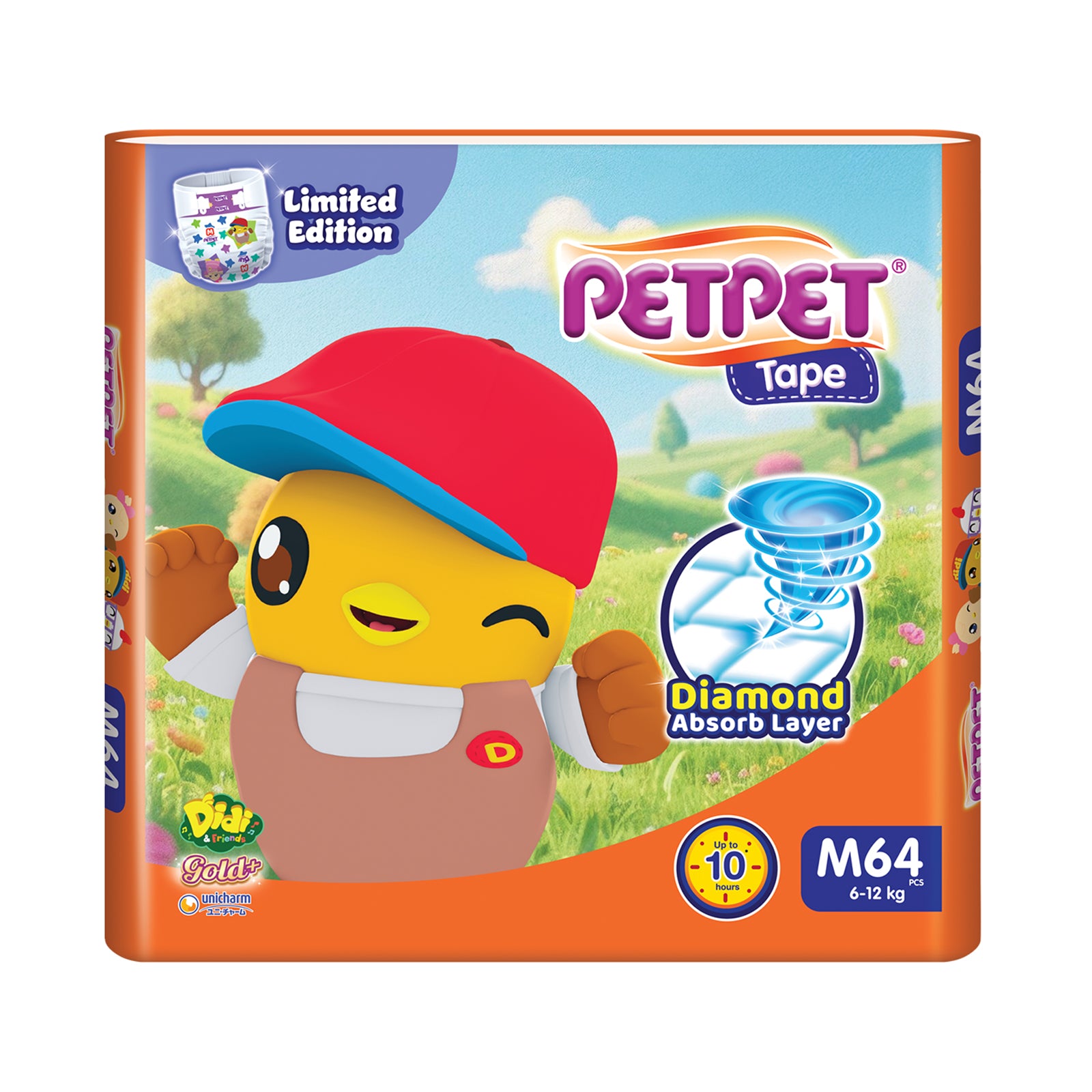 Pet Pet Diapers Mega Pack (Medium) 64pcs/pack