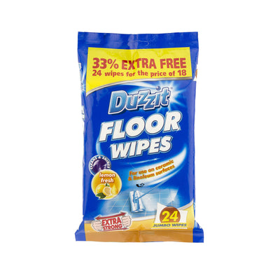 duzzit floor wet wipes 24's