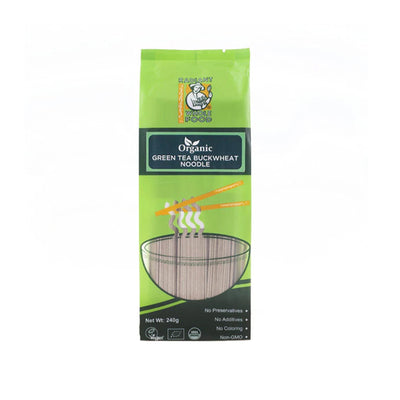Radiant Organic Green Tea Brown Wheat Noodle 240g