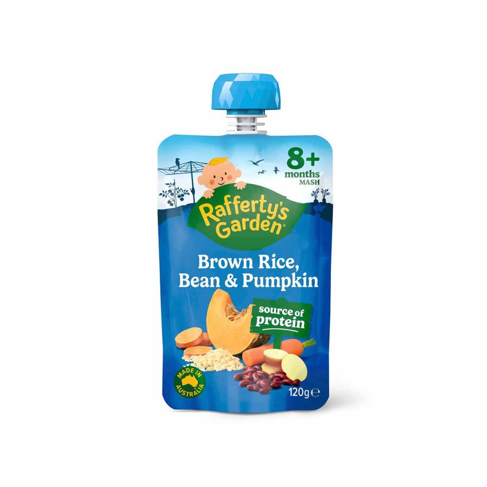 Rafferty Garden Brown Rice, Bean and Pumpkin (Pouch) 120g