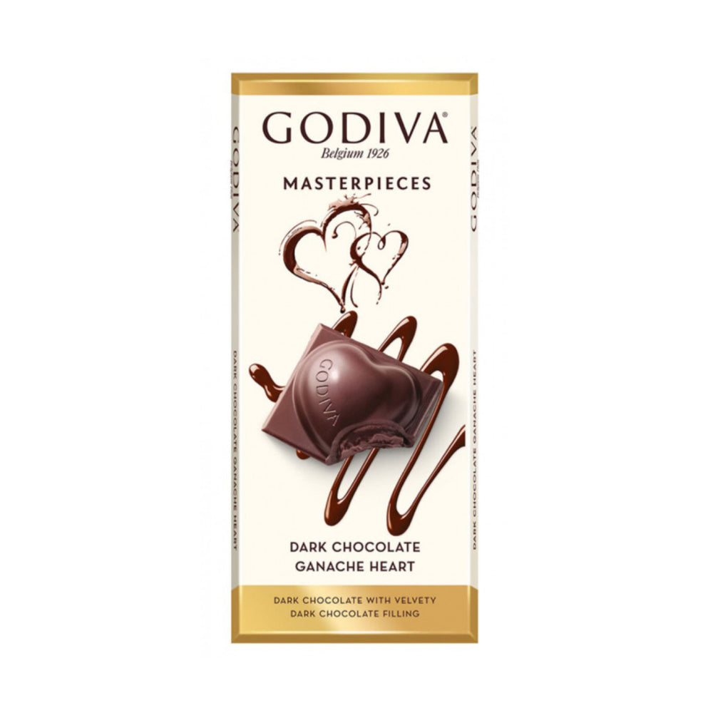 Godiva Masterpieces Dark Chocolate Ganache Hearts 86g