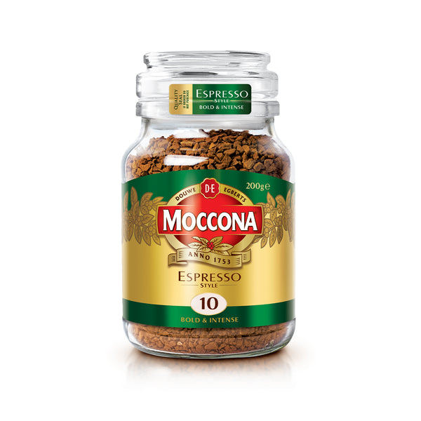 Moccona Espresso Style Freeze Dried 10 Coffee 200g (highest price)