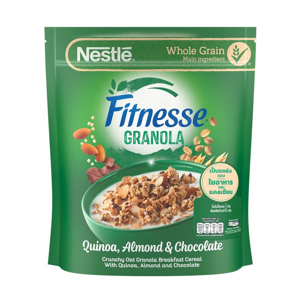 Nestle Fitnesse Quinoa, Almonds and Chocolate Granola Oats 300g