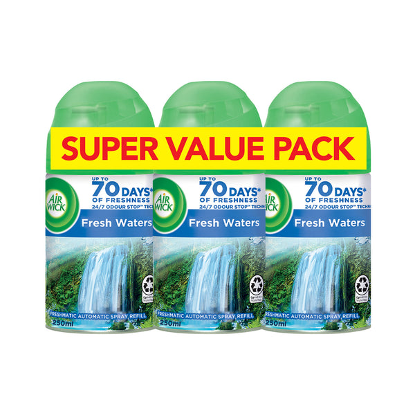Air Wick Freshmatic Refills 2+1 Fresh Waters 250ml
