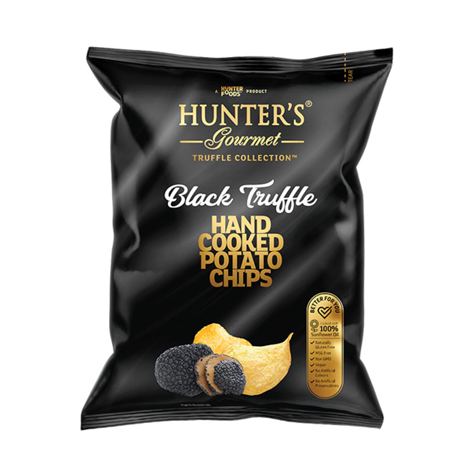 HUNTER/S POTATO CHIPS B/TRUFFLE 125G