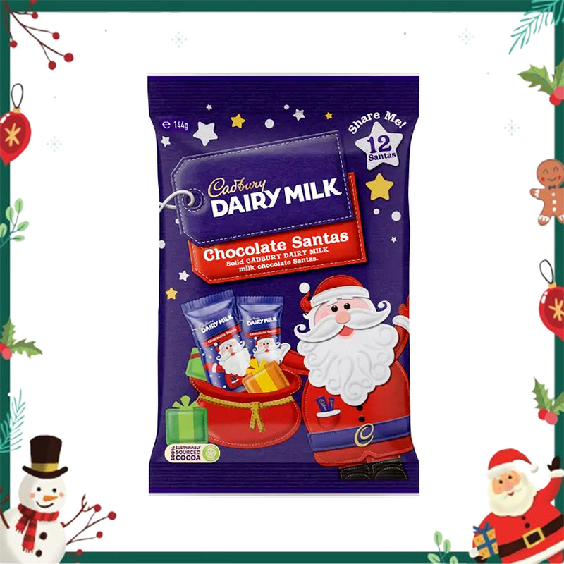 Cadbury Dairy Milk Chocolate Santa Sharepack 144g