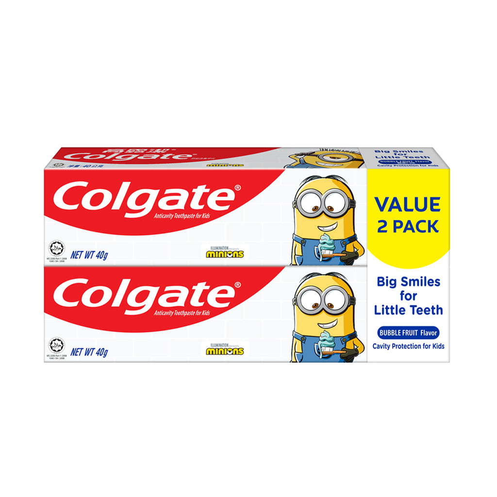 Colgate Kids Minion Toothpaste Twinpack 1set
