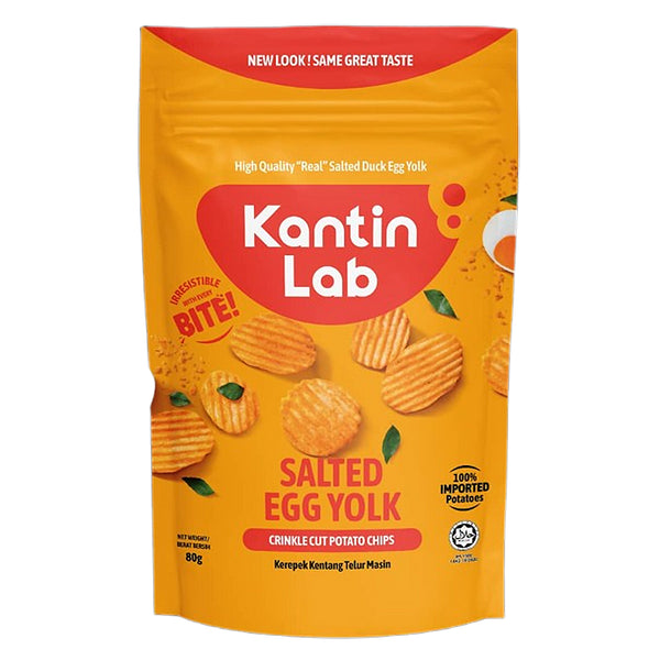 Kantin Lab Salted Egg Crinkle Cut Chips 100g (highest price)