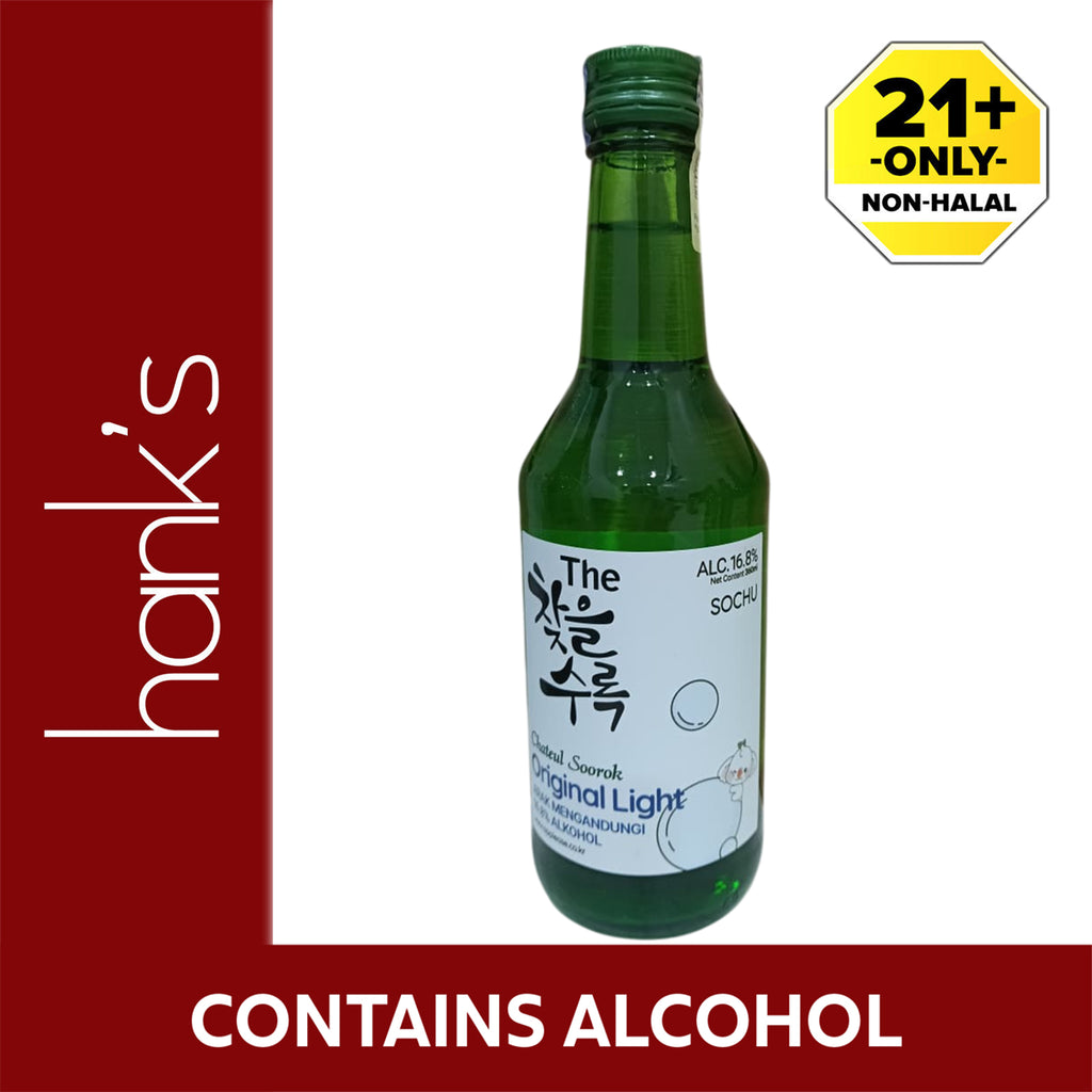 Chateul Soorok Original Light Alcohol 16.8% Soju 360ml