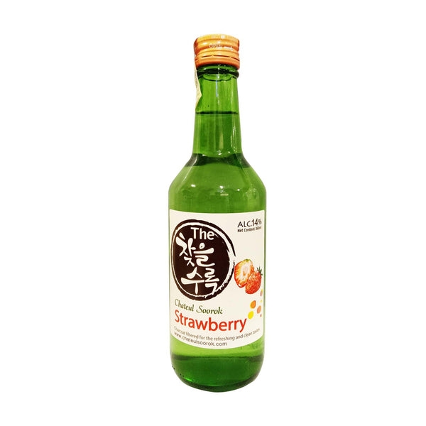Chateul Soorok Strawberry soju 360ml (highest price)