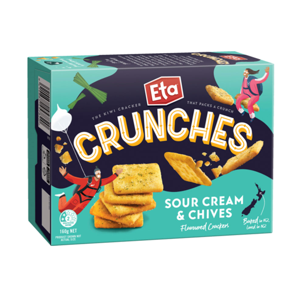 Snax Crunches Sour Cream Chives 160g x 12