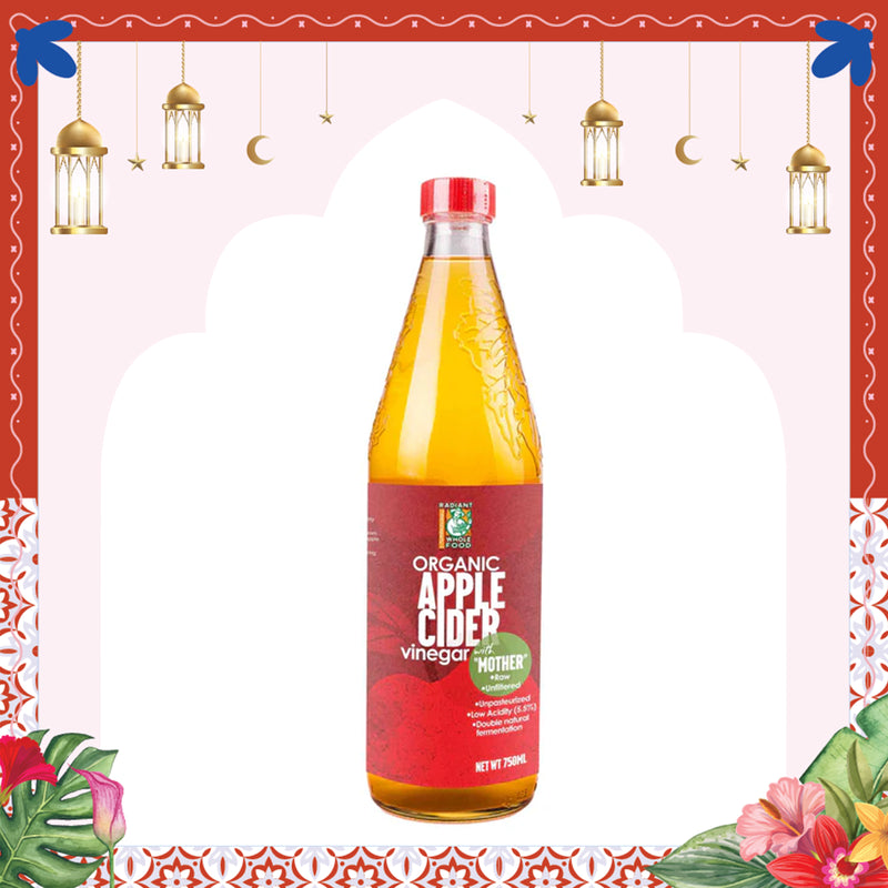 Radiant Organic Apple Cider Vinegar 750ml