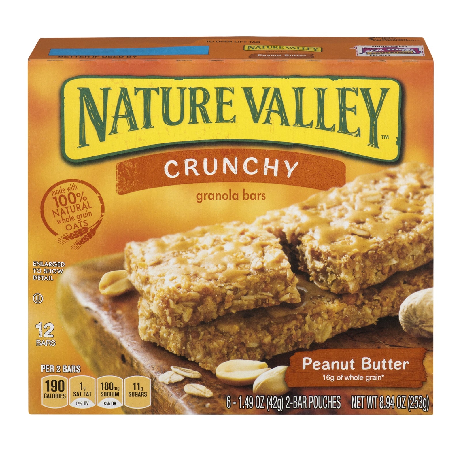 Nature Valley Peanut Butter Cereal Bars 210g