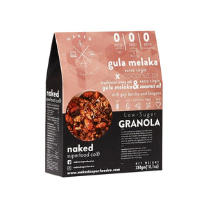 Naked Superfood Low Sugar Granola Gula Melaka 288g