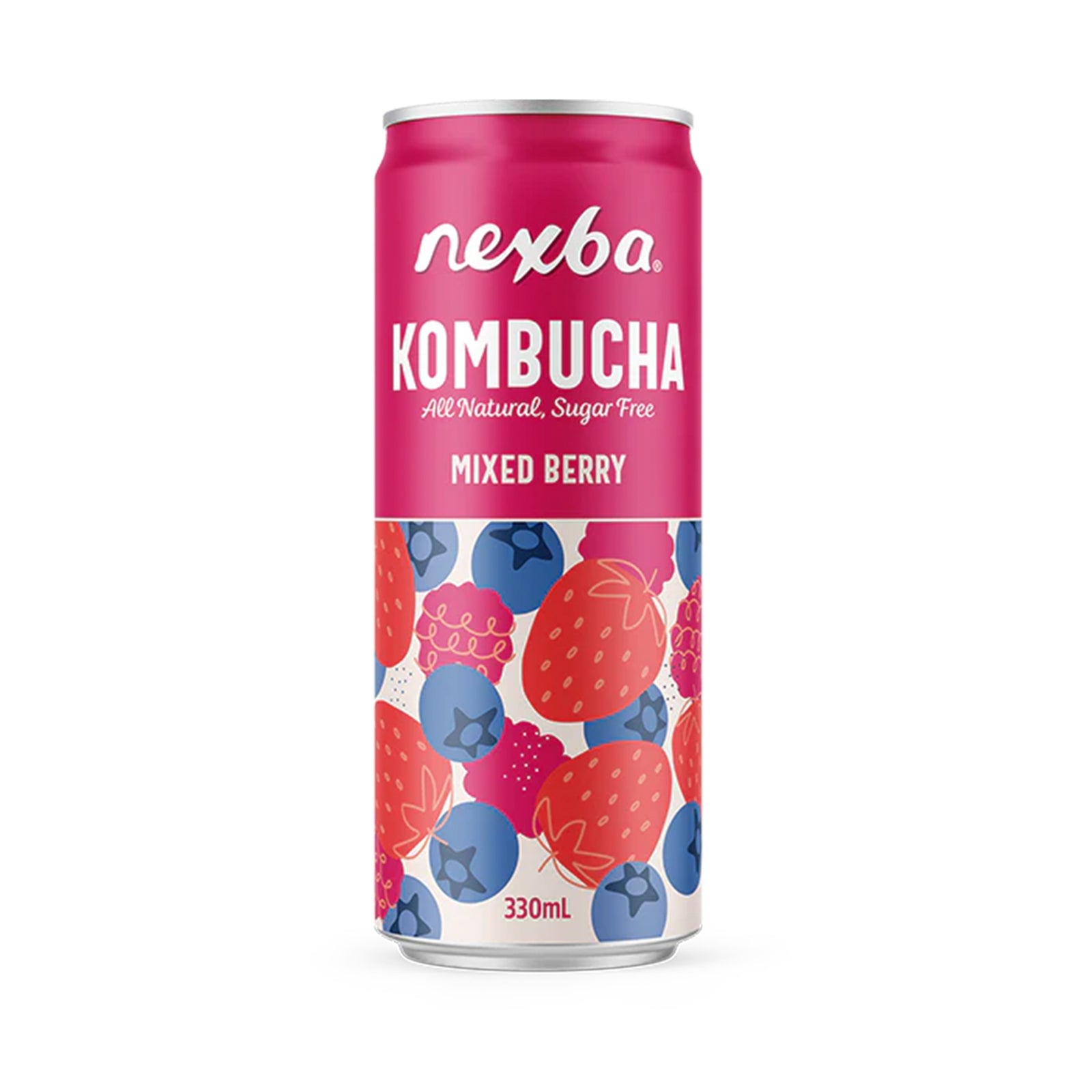 Nexba Mixed Berry Kombucha Drink 330ml