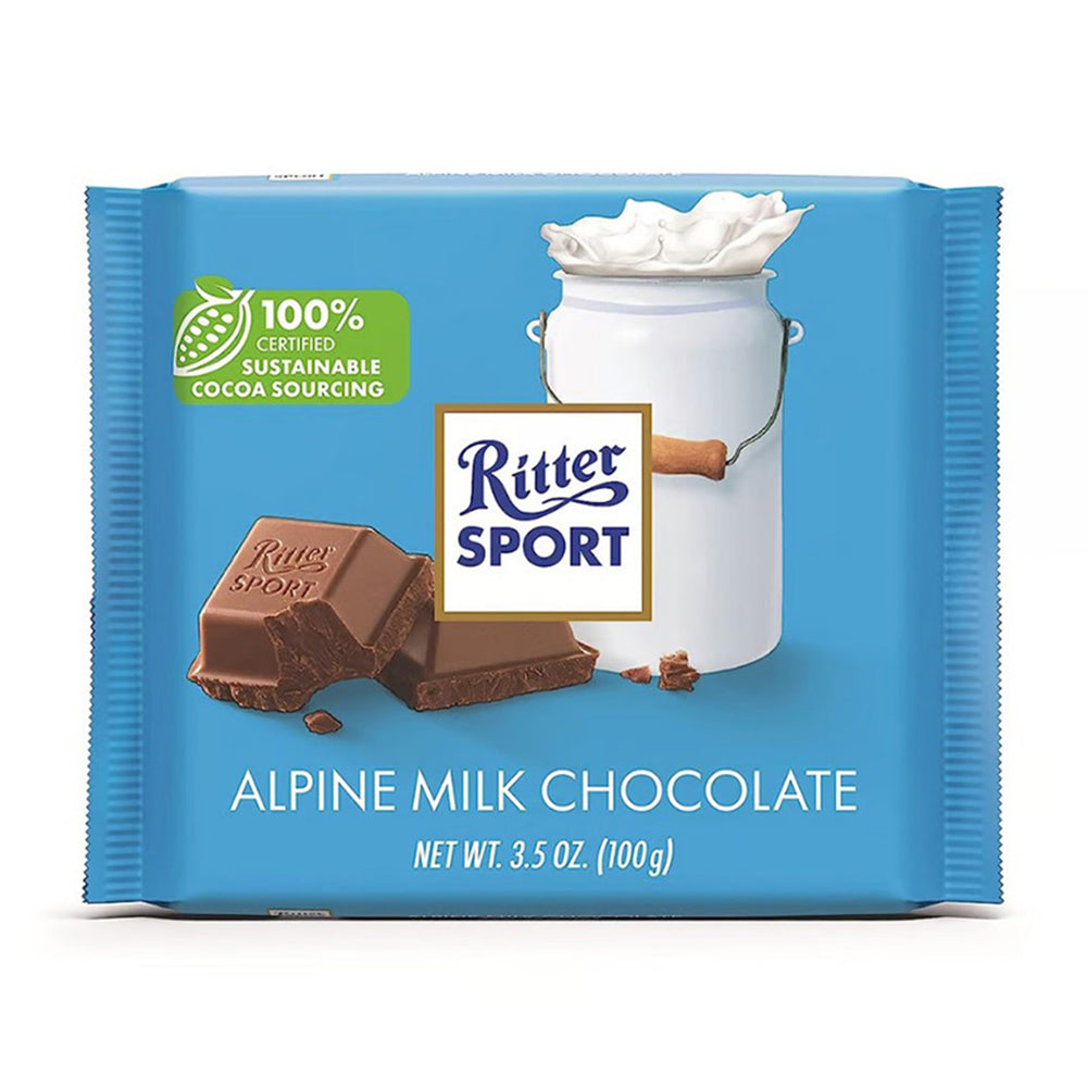 Ritter Sport Alpine Milk Chocolate 100g