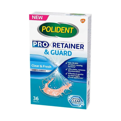 Polident PRO Retainer and Guard Cleanser 36pcs/pack