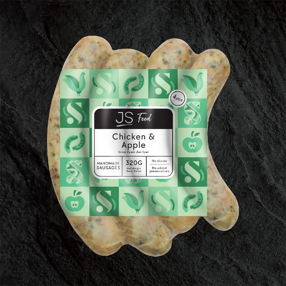 JS Meats Chicken Apple Sausage 4pcs/pack