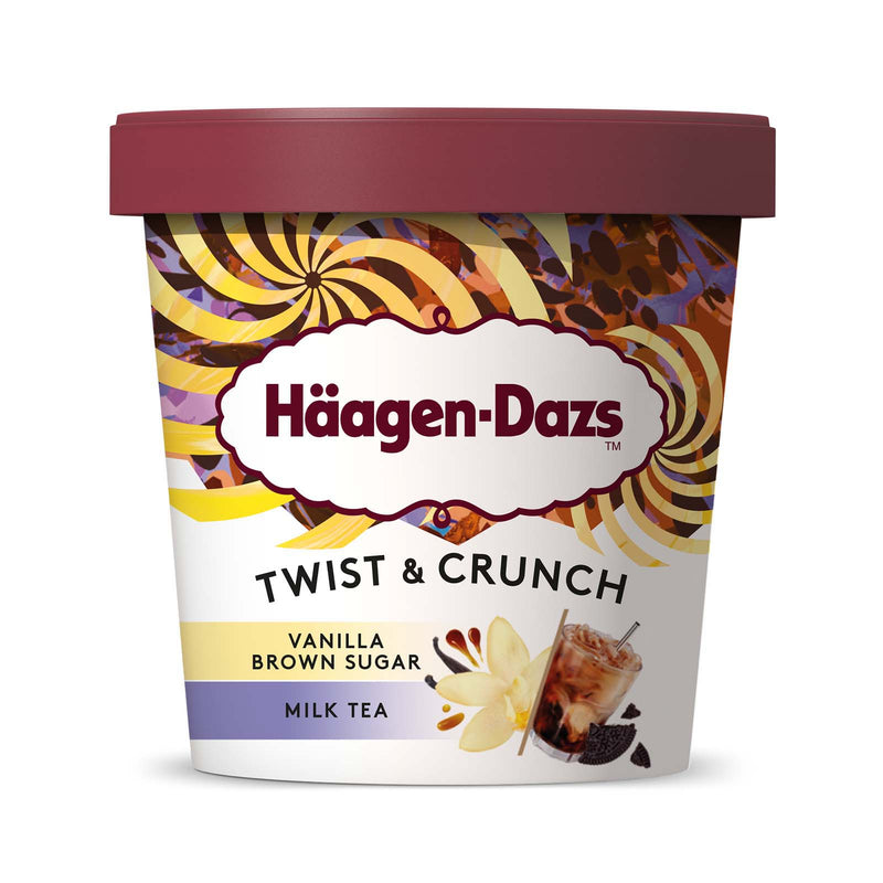 Haagen Dazs Twist Vanilla Brown Sugar Milk Tea Ice Cream 420ml