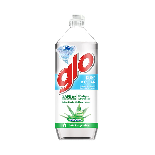 Glo Pure and Clear Aloe Vera Dishwashing Liquid 800ml (highest price)