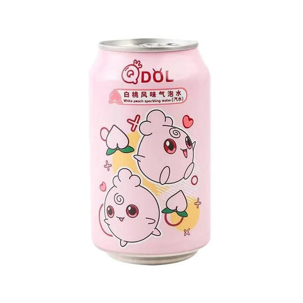 Qdol Whie Peach Sparkling Water 330ml