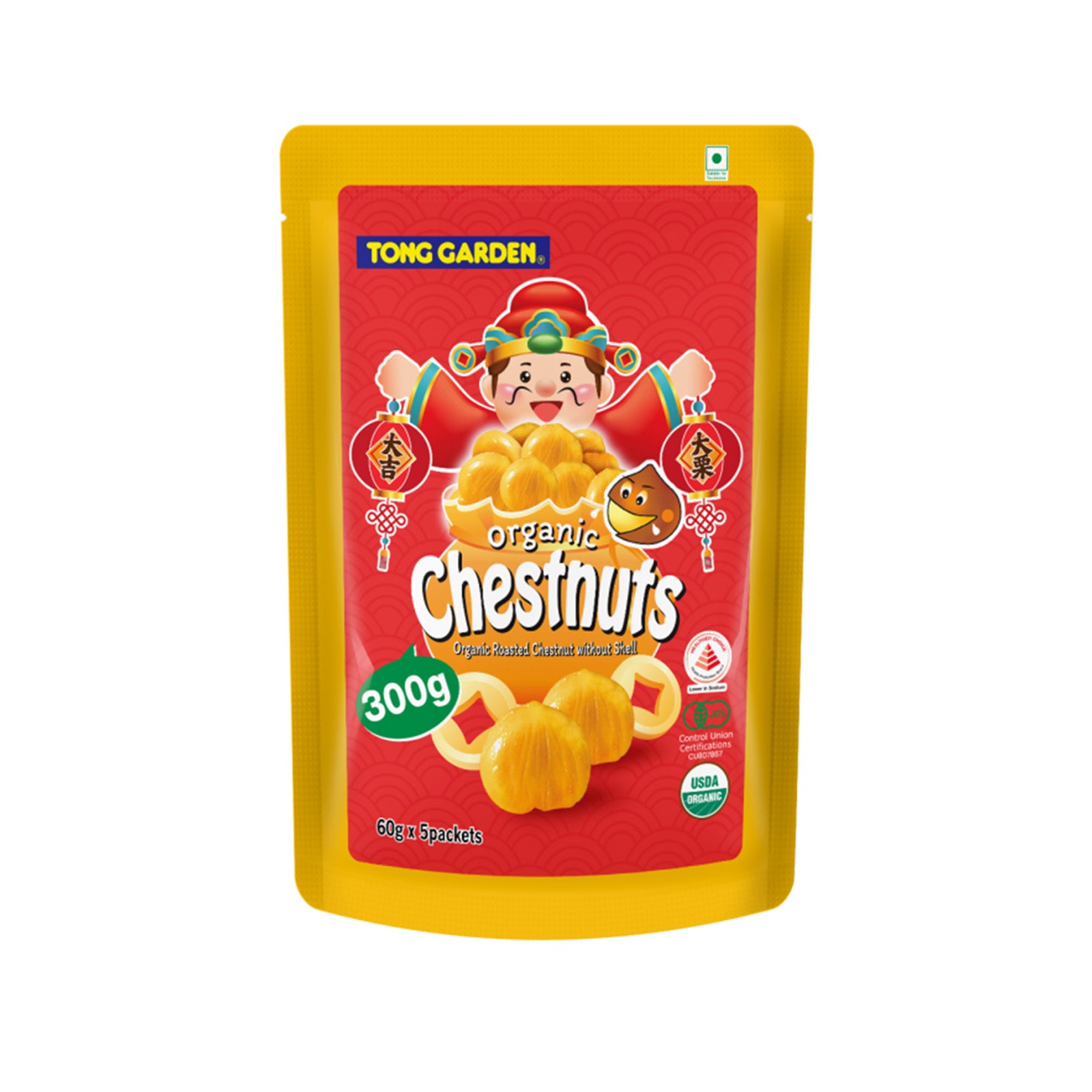 Tong Garden Organic Chestnuts 300g