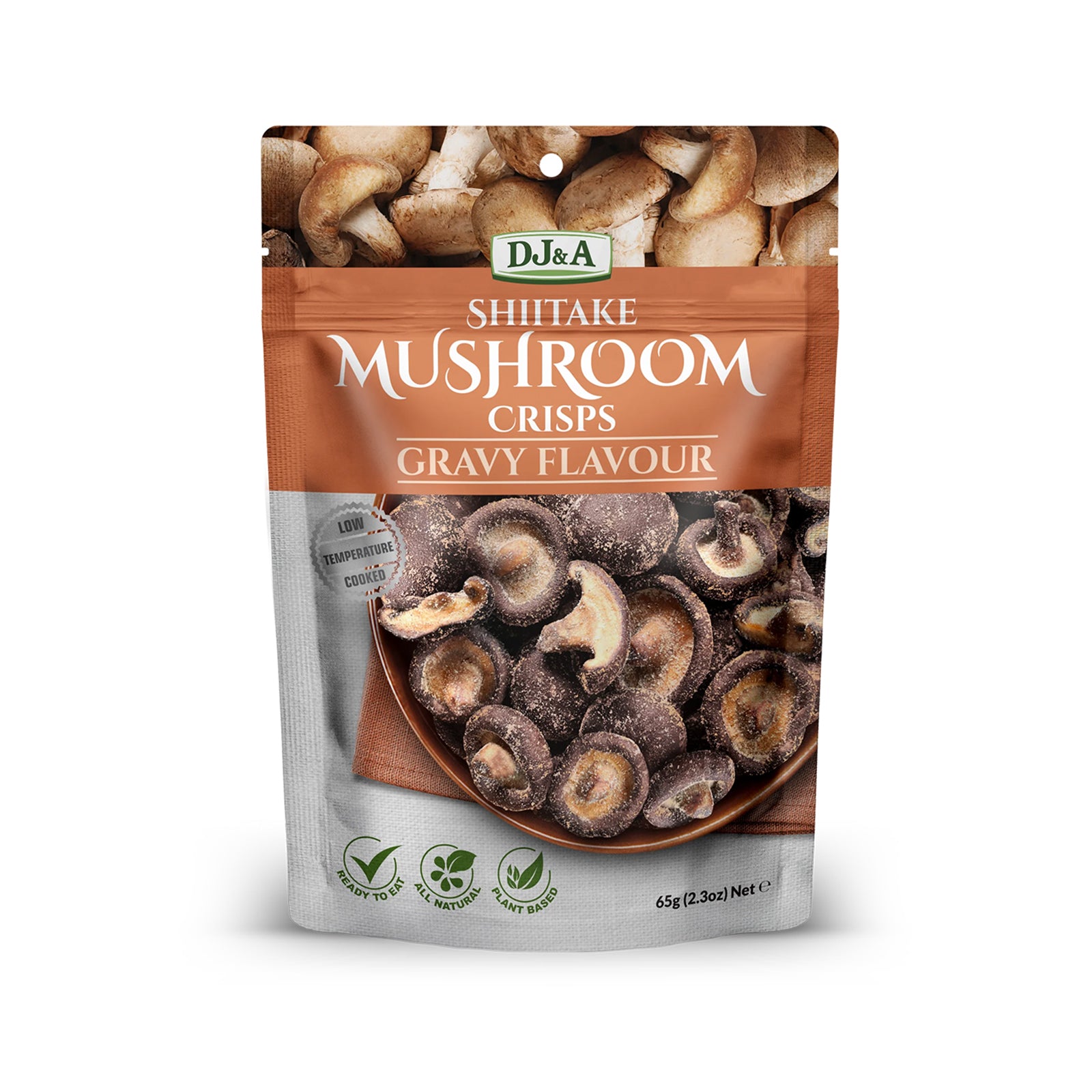 DJ&A Shiitake Mushrooms Crisps Gravy 30g