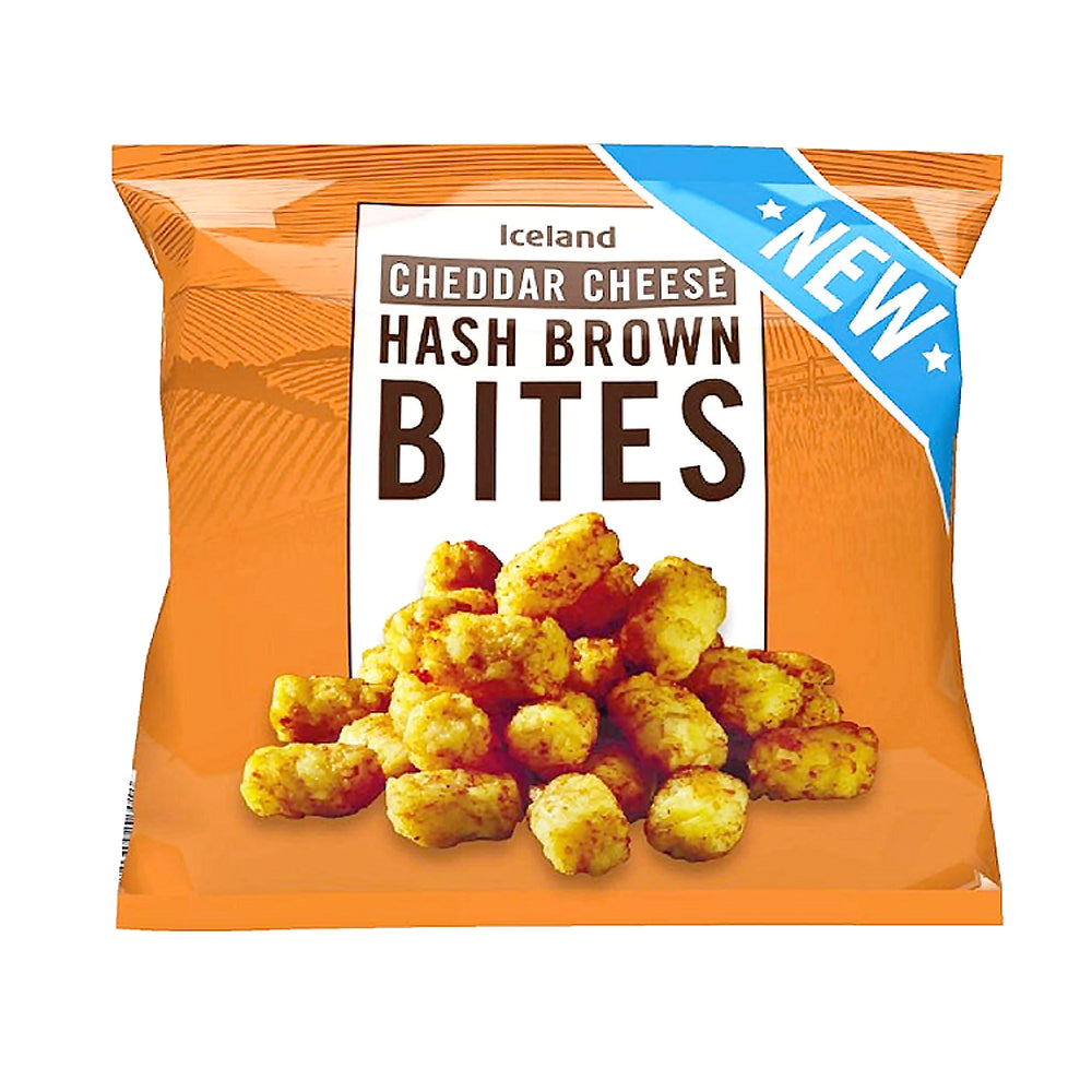 Iceland Cheddar Cheese Hashbrown Bites 550g