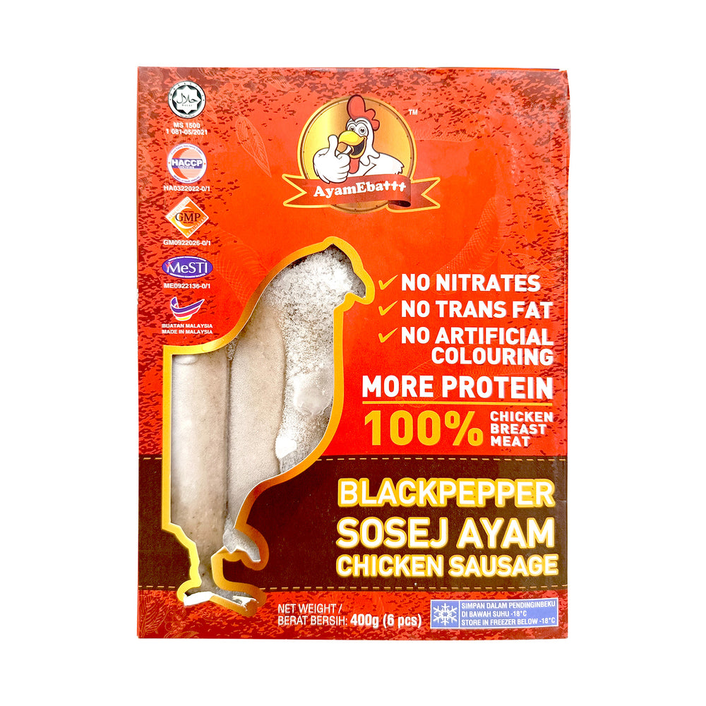 Ayam Ebat Sosej Black Pepper 400g