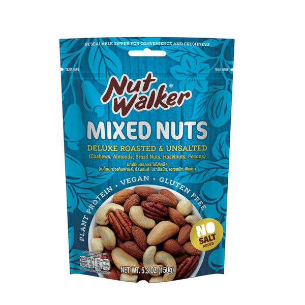 Nut Walker Deluxe Roasted and Unsalted Mixed Nuts 150g (highest price)