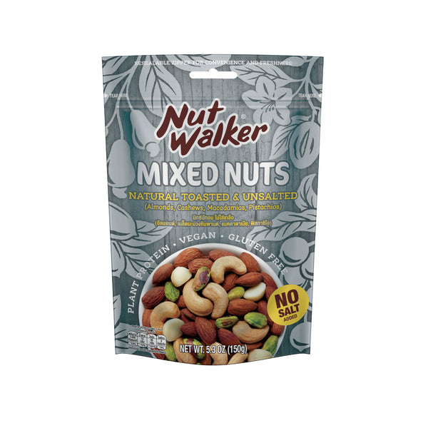 Nut Walker Natural Toasted and Unsalted Mixed Nuts 150g (highest price)