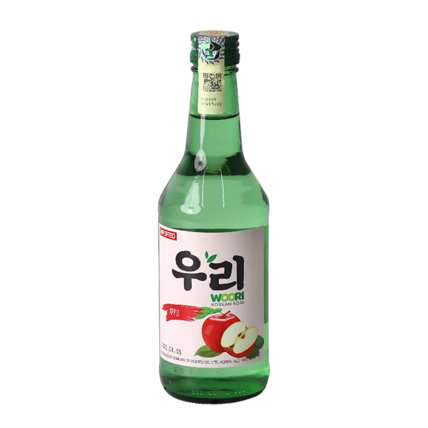 Woori Korean Soju Apple 16% 360ml (highest price)