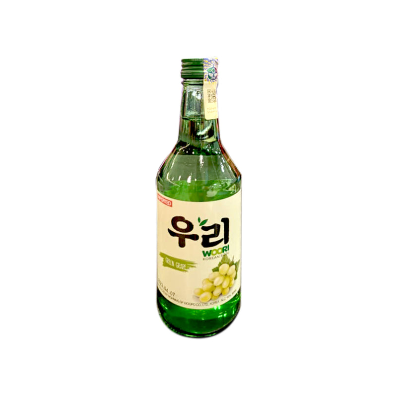 Woori Korean Soju Green Grape 16% 360ml