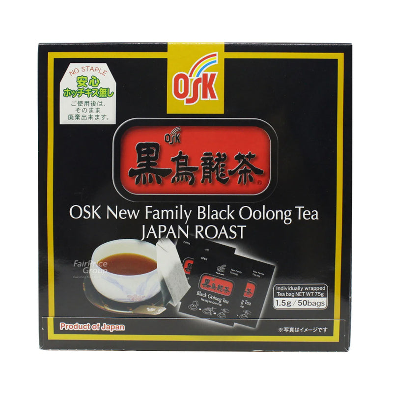 OSK Black Oolong Tea Japan Roast Tea Bags 50pcs/pack