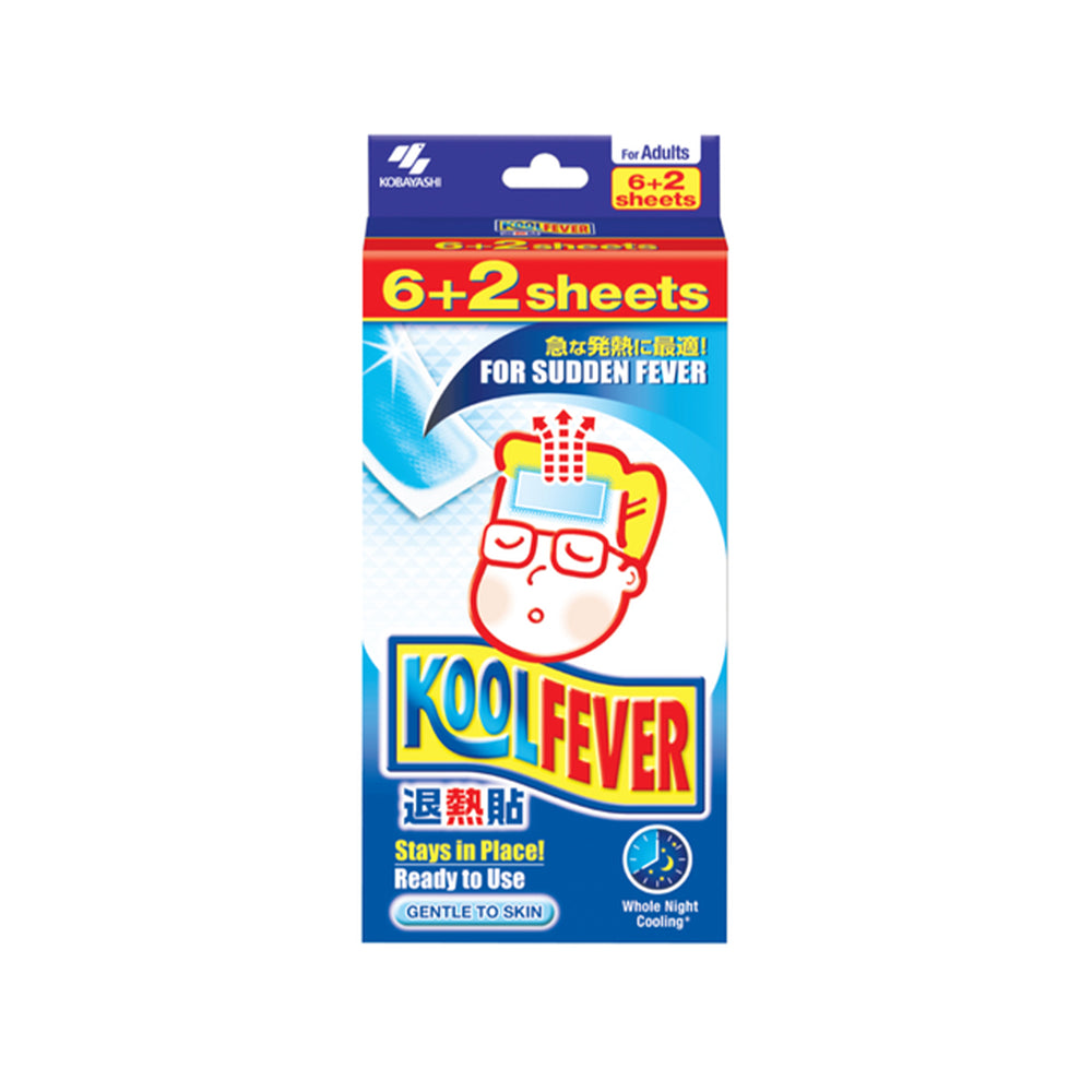 Koolfever Adult Cooling Gel Sheet 8pcs/pack