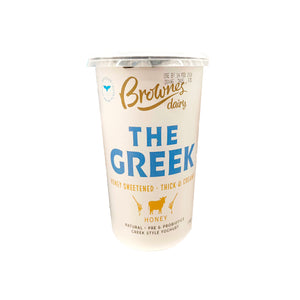 Brownes Greek Yogurts with Honey 1kg