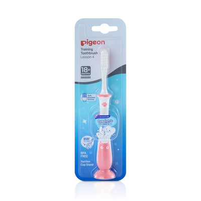 Pigeon Training Toothbrush Lesson 4 Pink 1unit