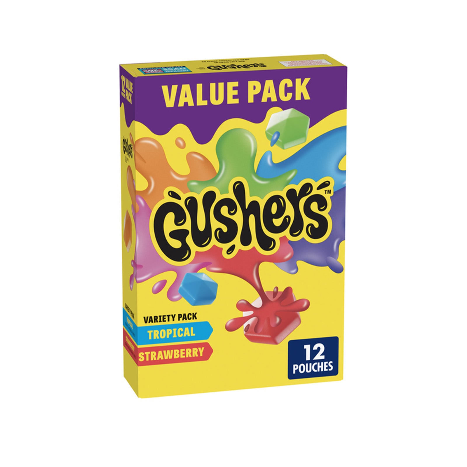 BC Gushers Strawberryand Tropical Value Pack 136g