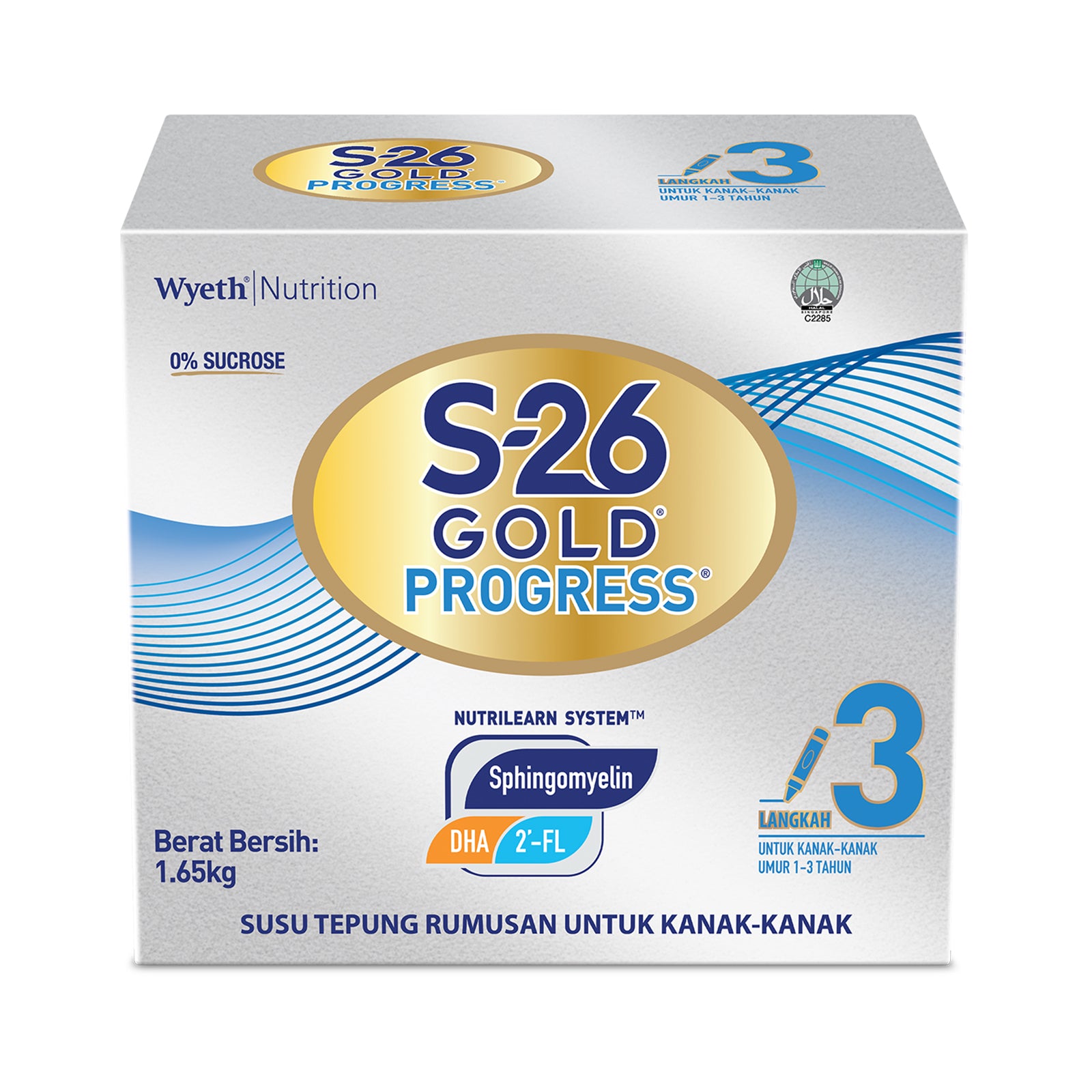 Wyeth S-26 Gold Progress Step 3 Growing Up Milk Powder 1.65kg