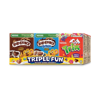 Nestle Triple Fun Pack Cereal 130g x 6