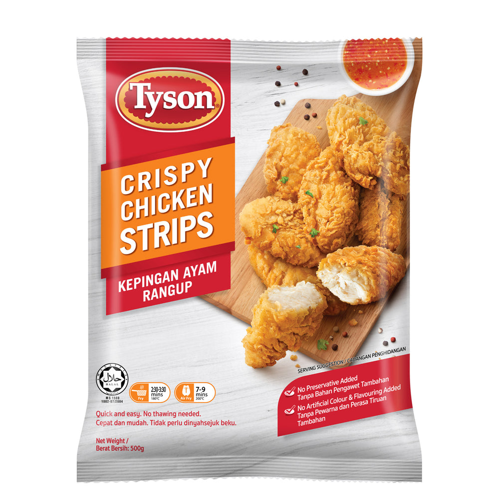 Tyson Crispy Chicken Strips 500g