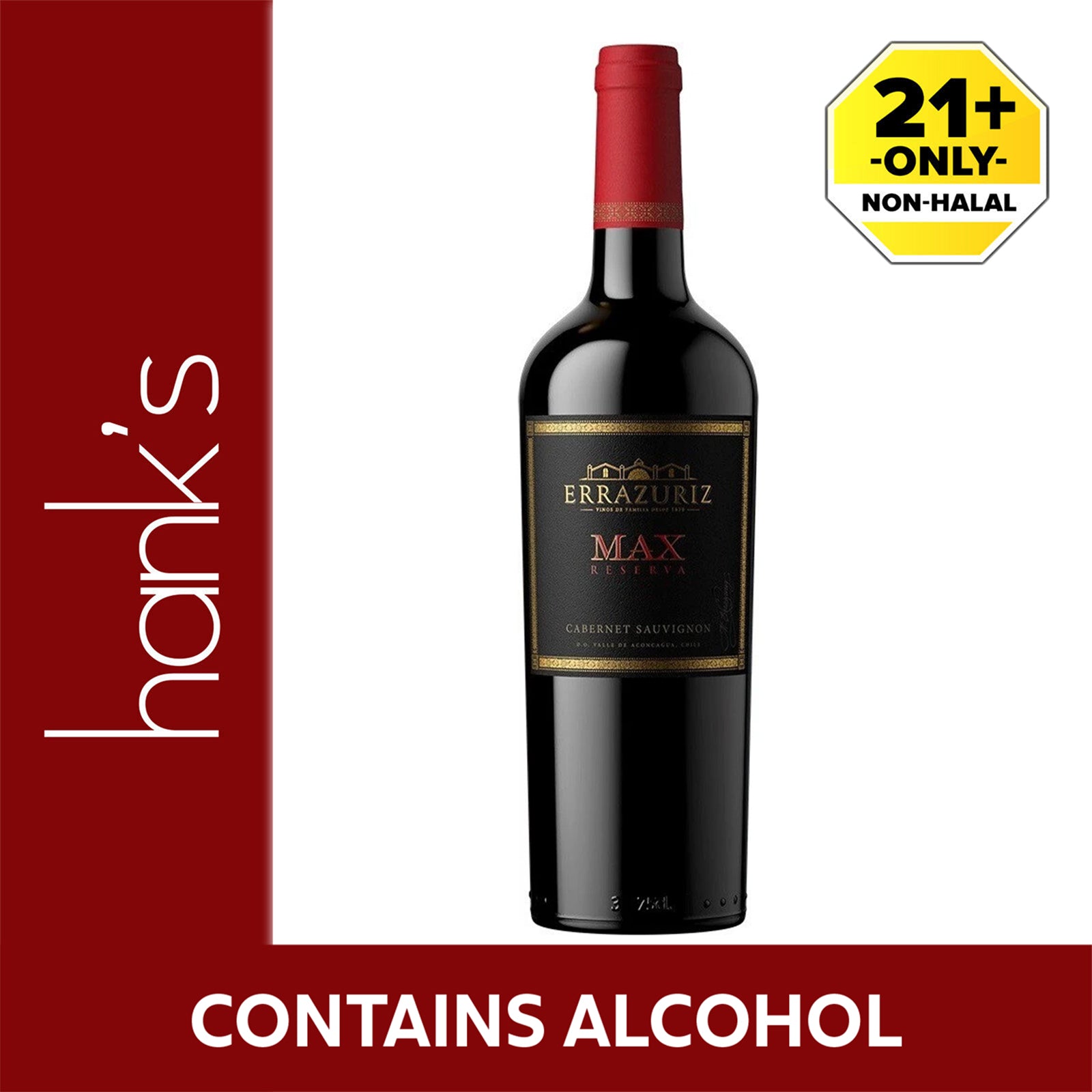 Errazuriz Max Black Cabernet Sauvignon 750ml