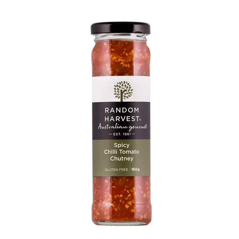 Random Harvest Gourmet Chutneys Spicy Chilli Tomato 160g