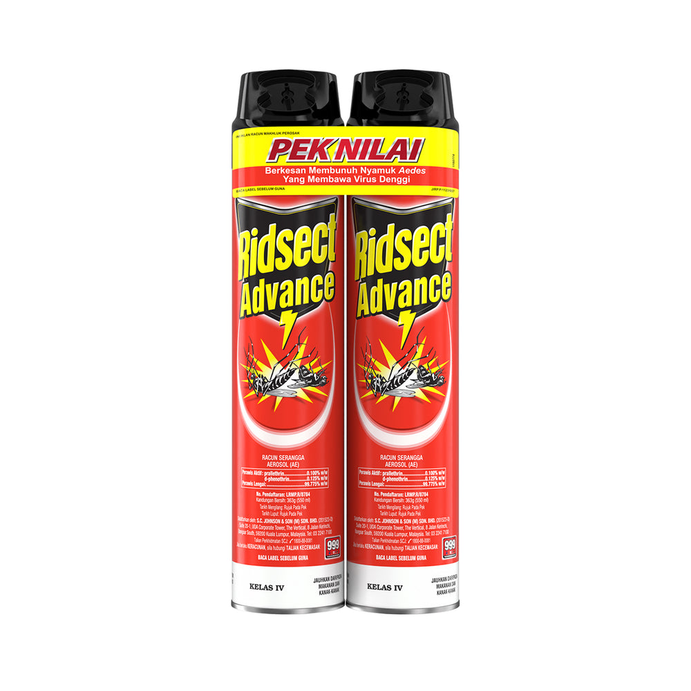 Ridsect Advance Aerosol 550ml x 2