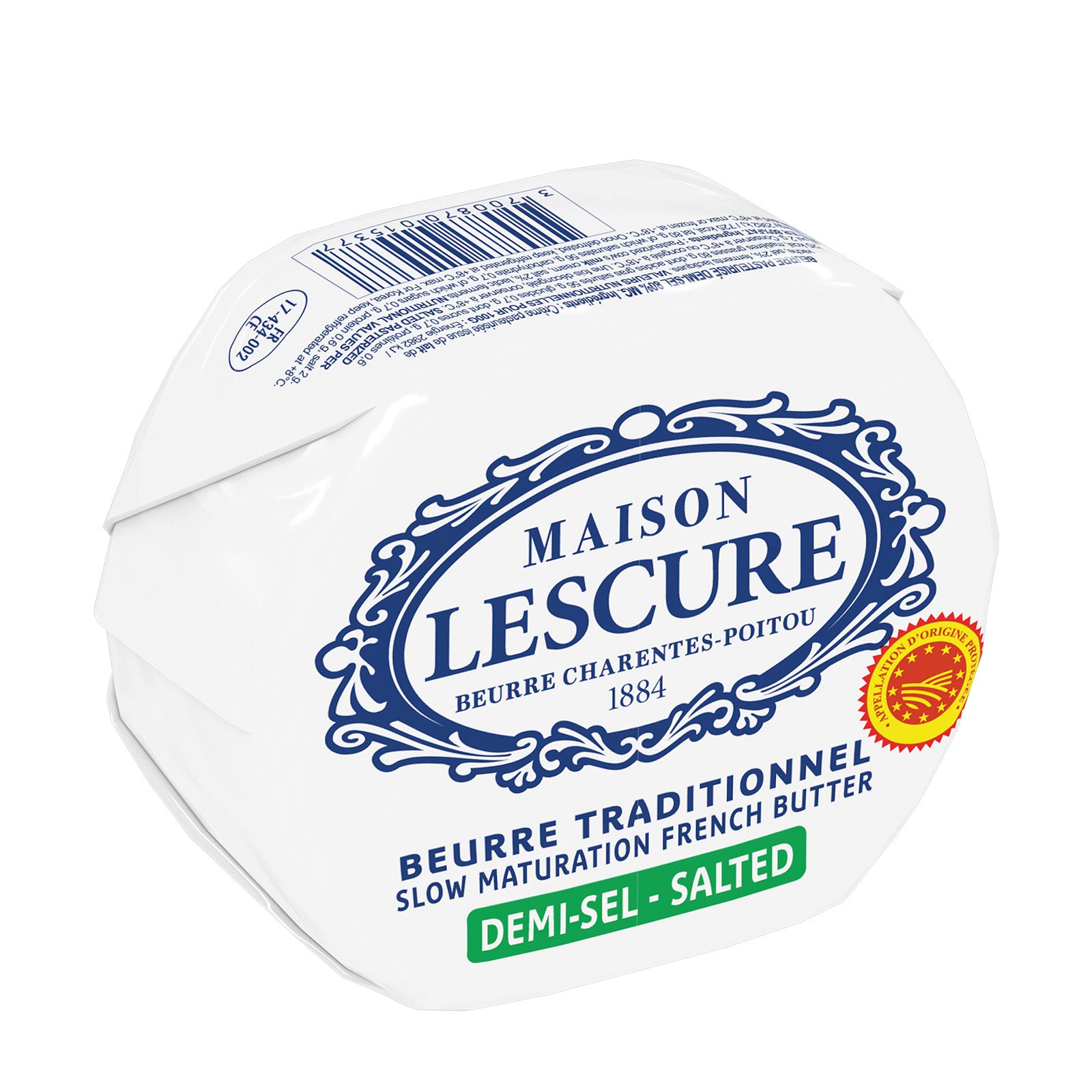 Lescure Salted Butter Rectangle 200g