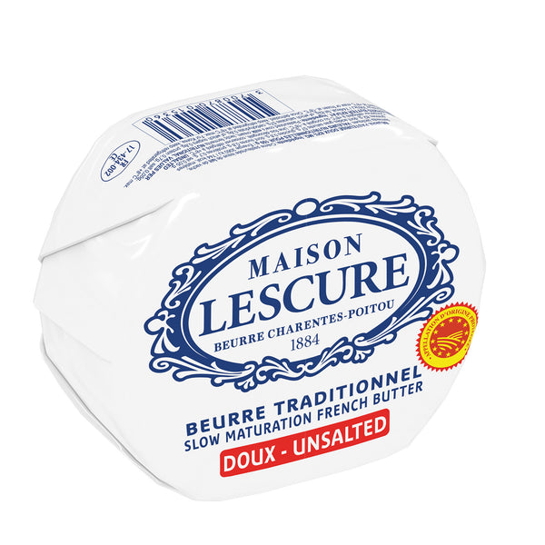 Lescure Unsalted Butter Rectangle 200g (highest price)