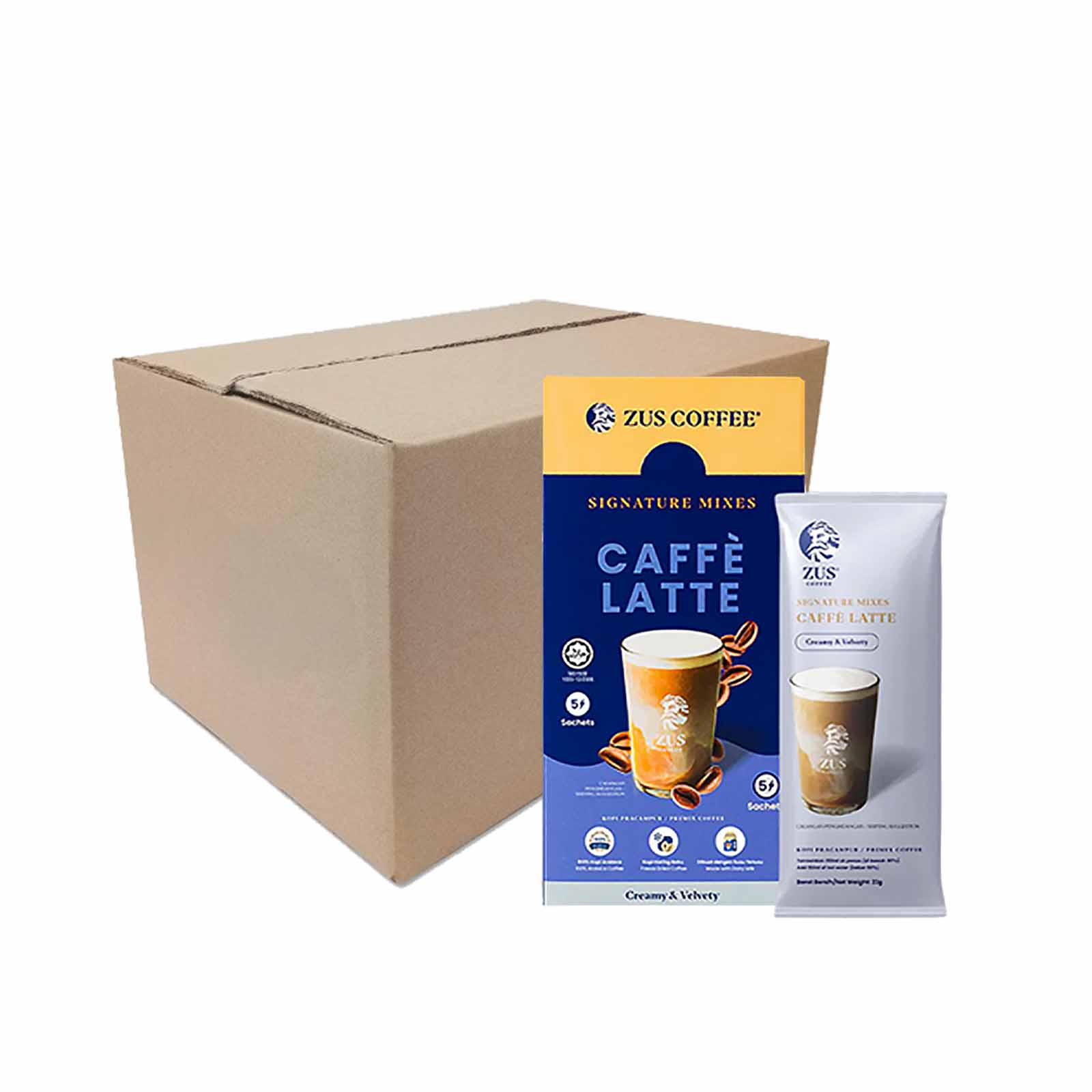 Zus Signature Caffe Latte Coffee Mixes 23g x 5