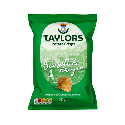 Taylors Sea Salt and Vinegar Potato Crisps 150g