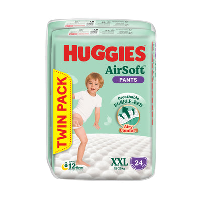 Huggies Airsoft Pants XXL 24pcs x 2